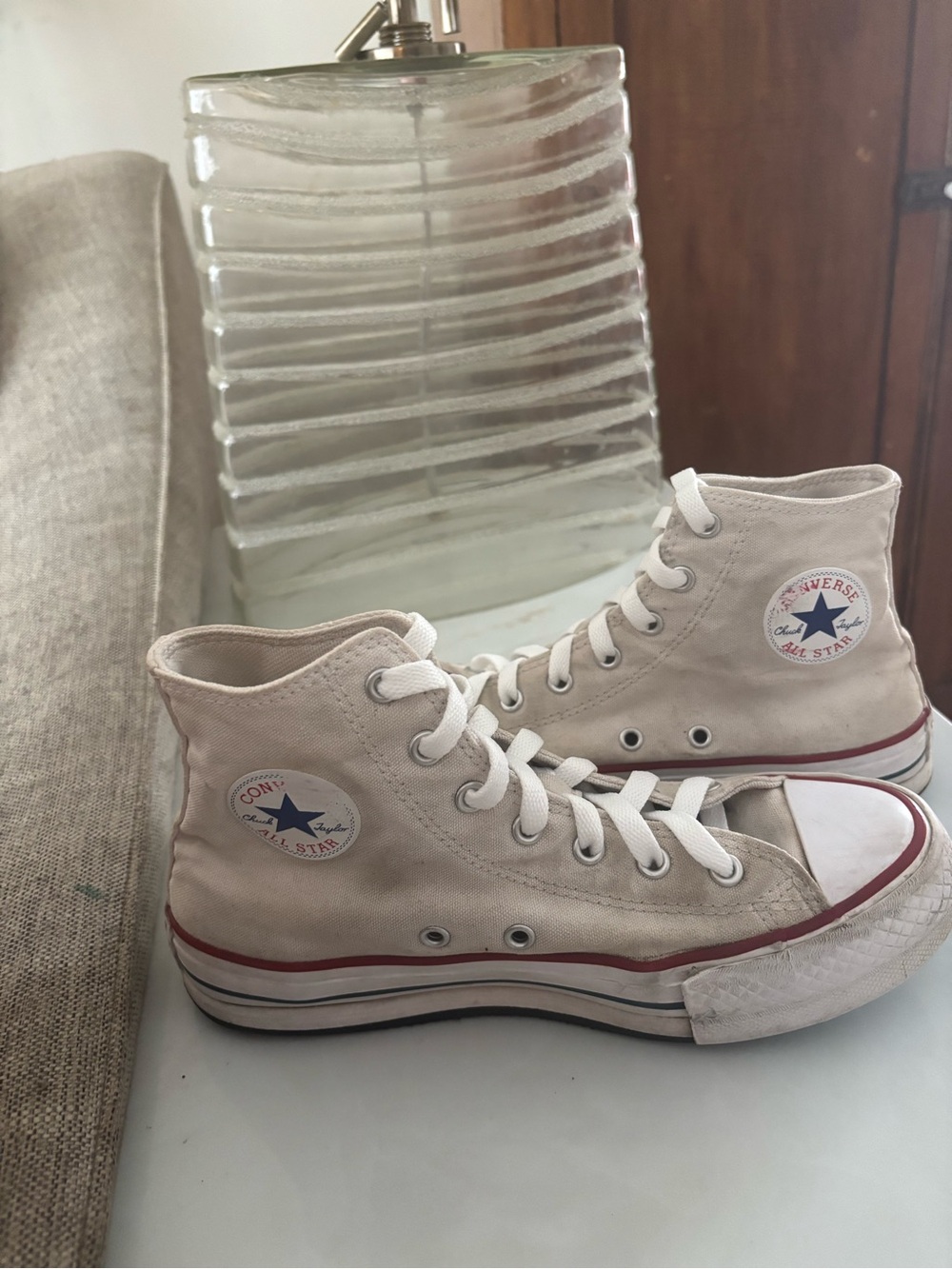 Converse Chuck Taylor All Star Classic High Tops - White canvas